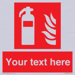 Custom Fire extinguisher Sign